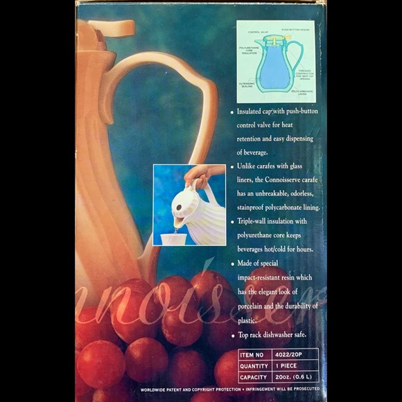 Connoisserve™ Coffee Carafe, 20 oz. - Picture 2 of 6